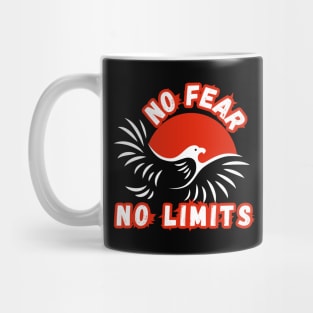 No fear no limits eagle - Atychiphobia Mug